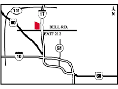 Map for Red Roof Inn - Phoenix Bell Road, Arizona Motel